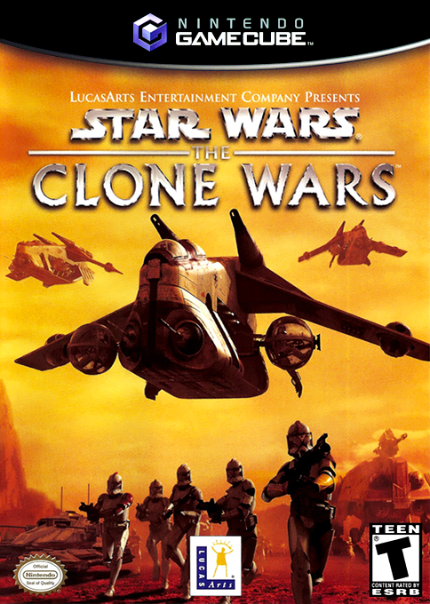 Star Wars Clone Wars [Player's Choice] box art for Gamecube